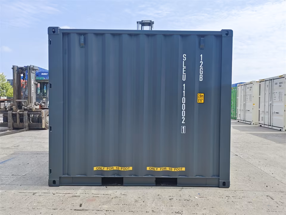 Seecontainer - 10ft DC One Way RAL 7016- NEUWERTIG Lager, Werkstatt, Materiallager – Bild 6
