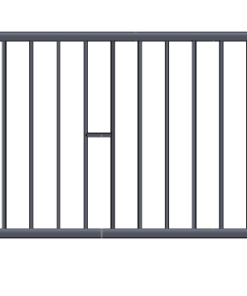 Mannesmanngitter Absperrgitter mit Haken und Ösen