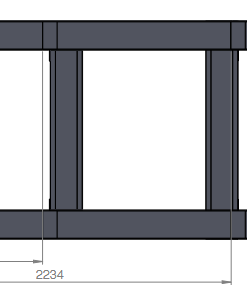 Transportpalette Bauzaun - Für 15 Stck. einfach TP30