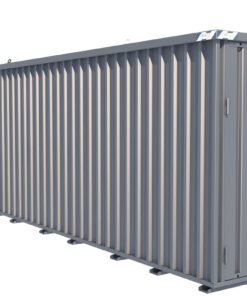 Lagercontainer (20') SC20 - 6100 x 2300 x 2445 mm - 2-flügelige Tür auf 2,3 m Seite