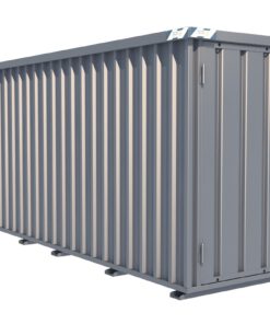 Container Combination 10200 x 2100 x 2100 mm - 2-flügelige Tür auf 2 m Seite