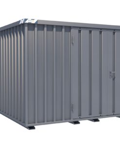 Container Combination 4100 x 6300 x 2100 mm - 2-flügelige Tür auf 4 m Seite