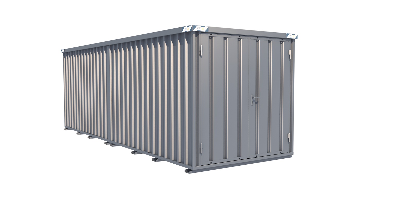 Container Combination 6200 x 2100 x 2100 mm - 2-flügelige Tür auf 2 m Seite