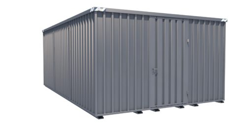 Container Combination 4100 x 6300 x 2445 mm - 1-flügelige Tür auf 4 m Seite