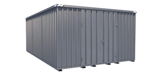 Container Combination 4100 x 6300 x 2445 mm - 2-flügelige Tür auf 4 m Seite