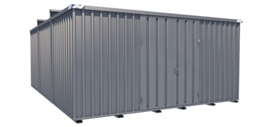 Container Combination 5100 x 6560 x 2660 mm - 2-flügelige Tür auf 5 m Seite