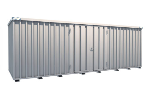 Schnellbaucontainer 6100 x 2100 x 2100 mm - 2-flügelige Tür auf 6 m Seite – Bild 2