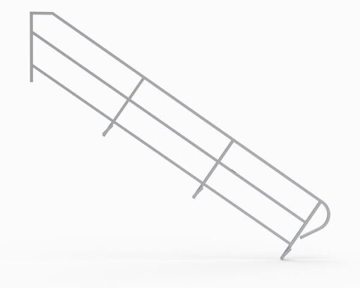 Treppengeländer für geschweißte oder geschraubte Treppe