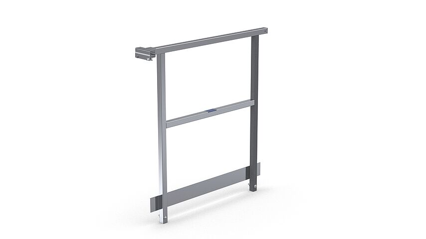 Einzelteil Geländer für geschweißte / geschraubte Treppen