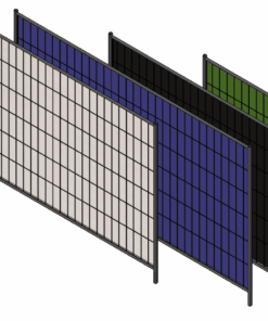 Sichtschutzplane Bauzaun (blau)
