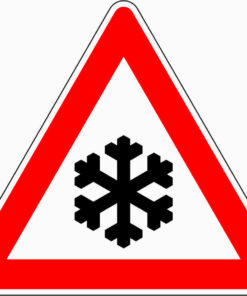 Schnee- oder Eisglätte