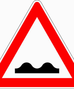 Unebene Fahrbahn
