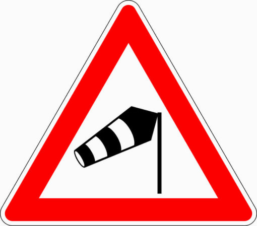 Seitenwind von rechts