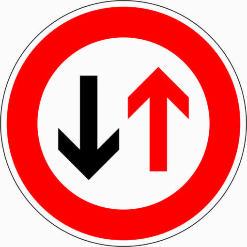 Vorrang des Gegenverkehrs