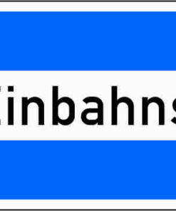 Einbahnstraße LINKSWEISEND