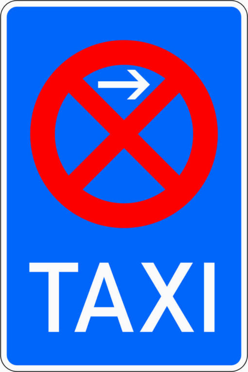 Taxenstand Anfang (Linksaufstellung)