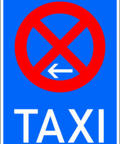 Taxenstand Ende (Linksaufstellung)