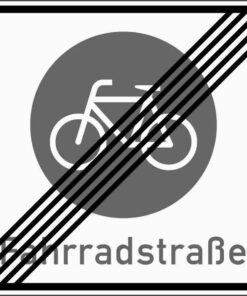 Ende einer Fahrradstraße