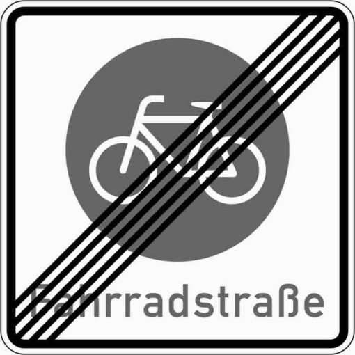 Fahrradstraße doppelseitig