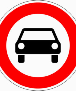 Verbot für Kraftwagen