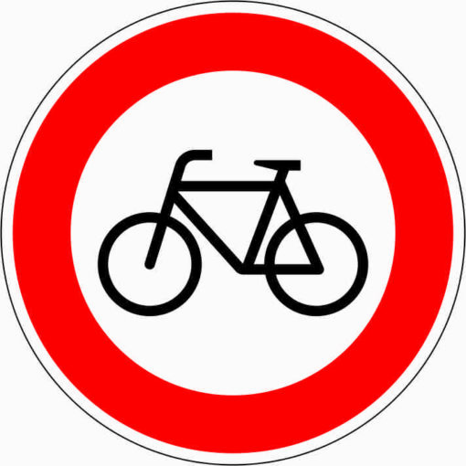 Verbot für Radverkehr
