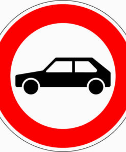 Verbot für Personenkraftwagen