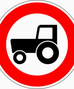 Verbot für Kraftfahrzeuge und Züge, die nicht schneller als 25 km/h fahren können oder dürfen