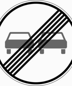 Ende des Überholverbots für Kfz aller Art