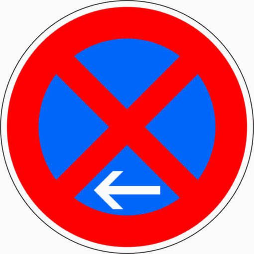Absolutes Haltverbot Ende, Aufstellung links