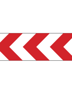 Richtungstafel in Kurven, linksweisend (11)