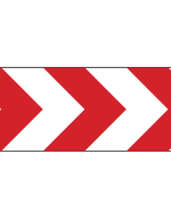 Richtungstafel in Kurven, rechtsweisend