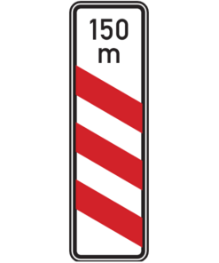 Dreistreifige Bake, Aufstellung links *150*