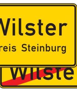 Ortstafel doppelseitig