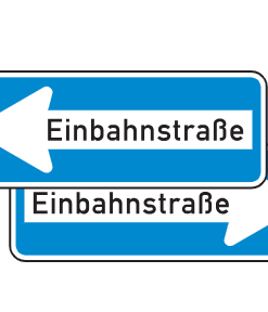 Einbahnstraße doppelseitig (-10/-20)